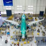 Boeing 737 MAX production line