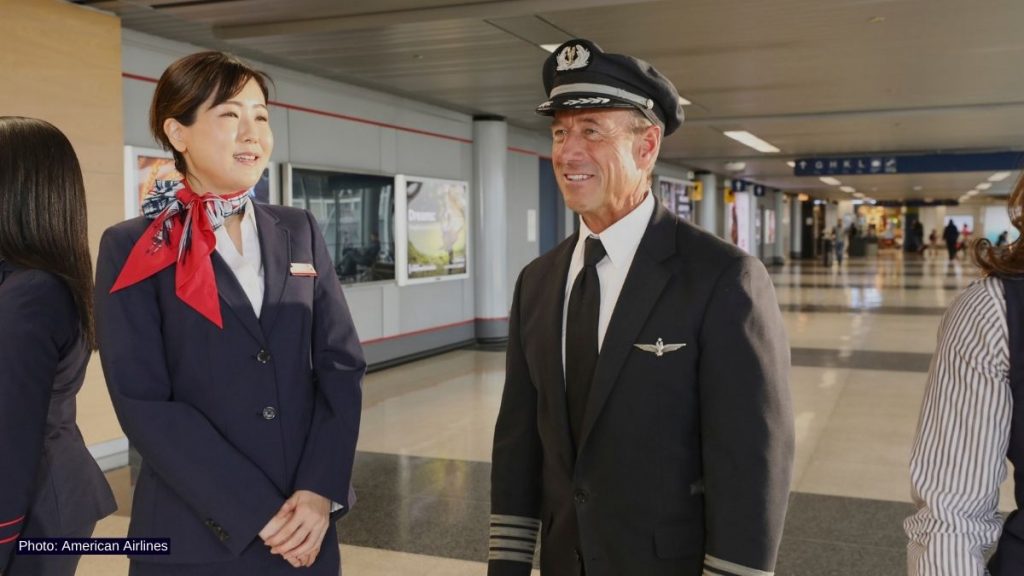 American Airlines pilots and cabin crew