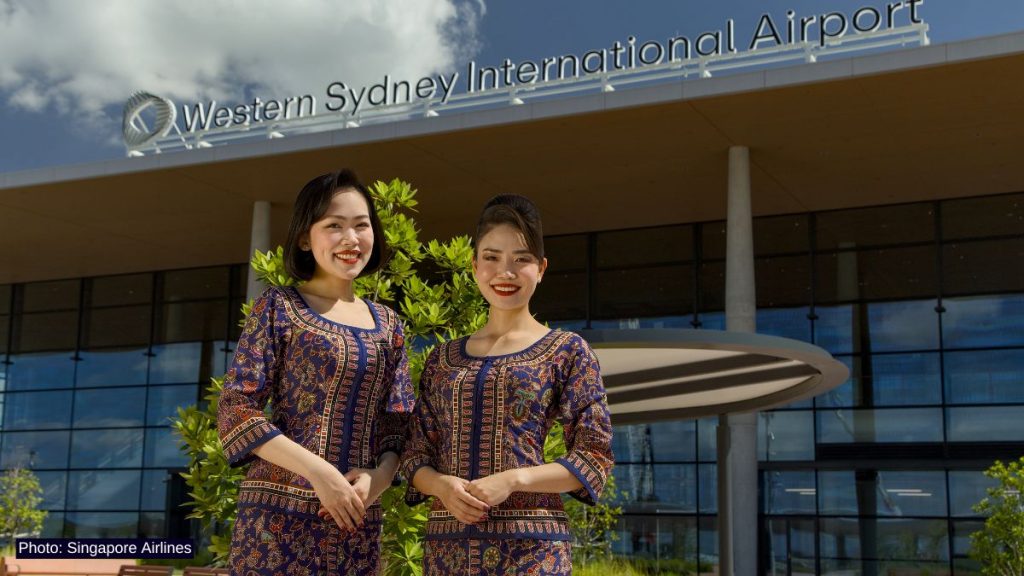 Singapore Airlines starts Western Sydney daily flights