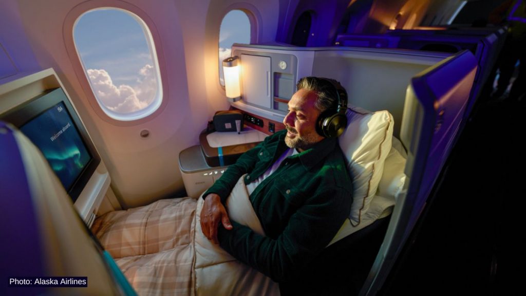 Alaska Airlines unveils new international Business Class