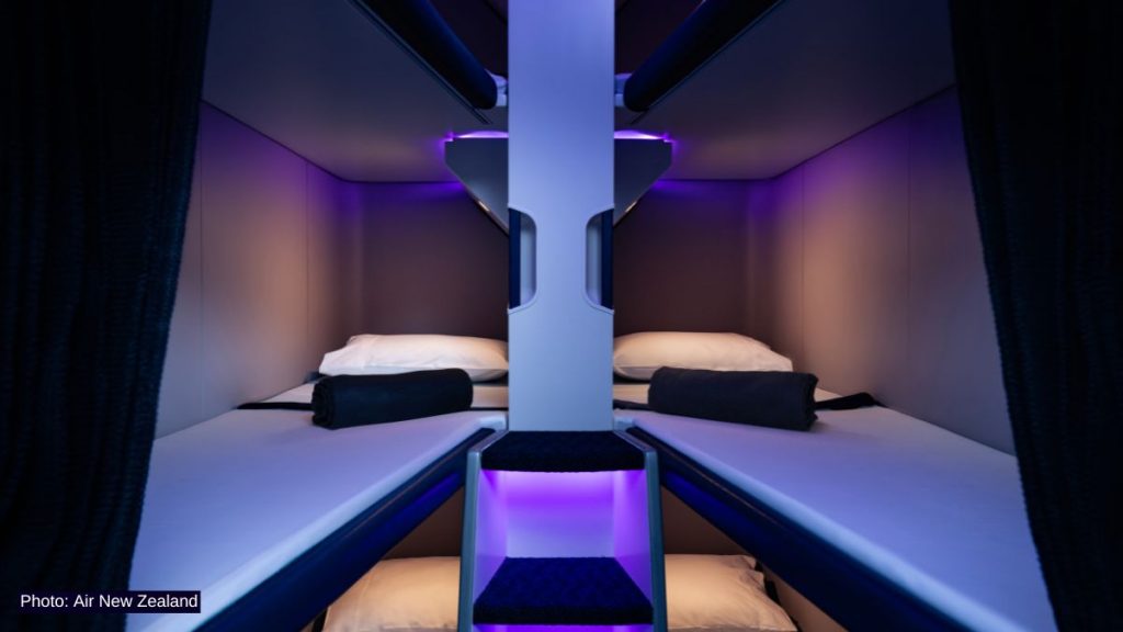 Air New Zealand opens Skynest sleep pods from 2026